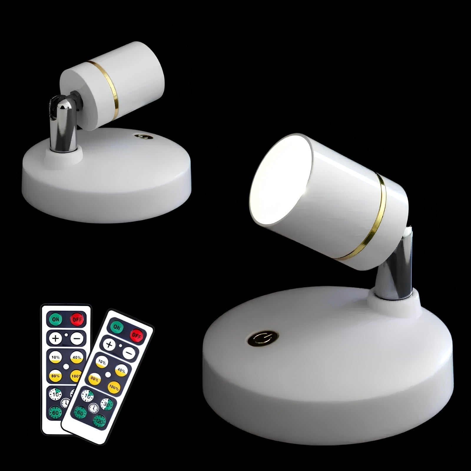 LumaSpot – Foco LED inalámbrico con control remoto – Regulable y recargable
