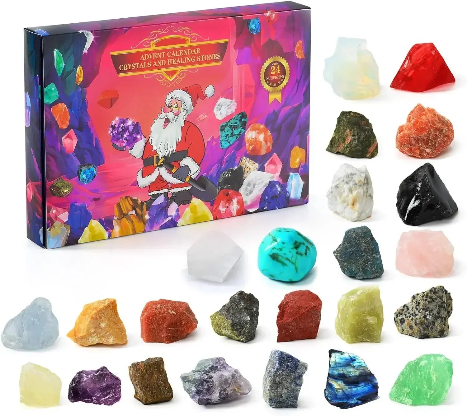 GemSpark Edelsteen Adventskalender – Magische en Leerzame Verrassingen voor Kinderen in de Feestdagen