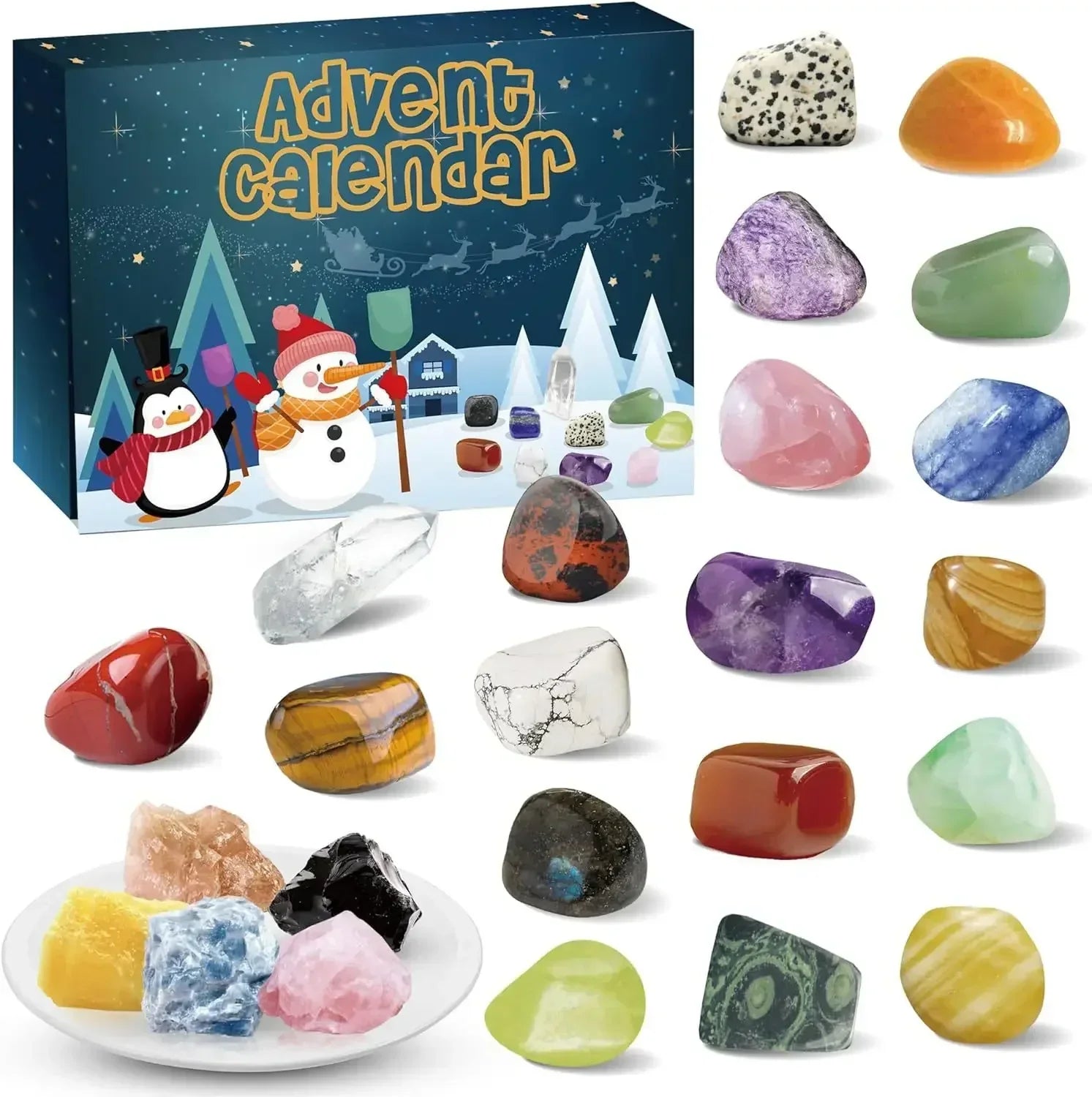 GemSpark Edelsteen Adventskalender – Magische en Leerzame Verrassingen voor Kinderen in de Feestdagen