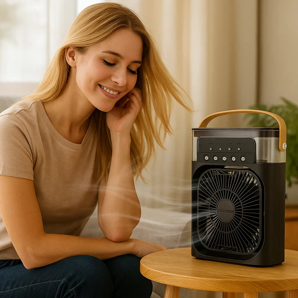 Frionix Mini Airco – Draagbare Verdampingskoeler met Accu & USB