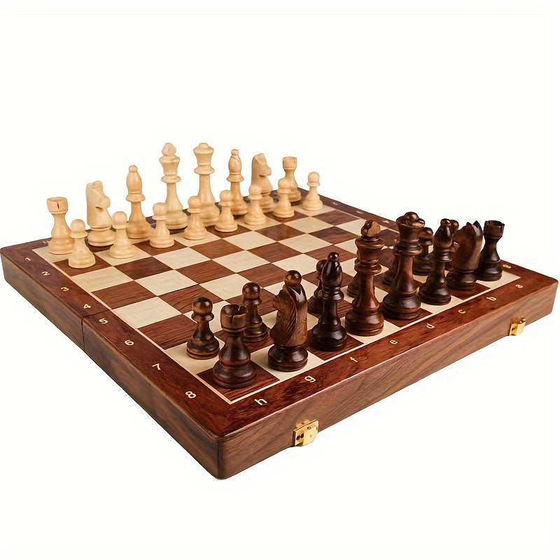 Regalis – Houten schaakset met opklapbaar toernooibord & opbergruimte