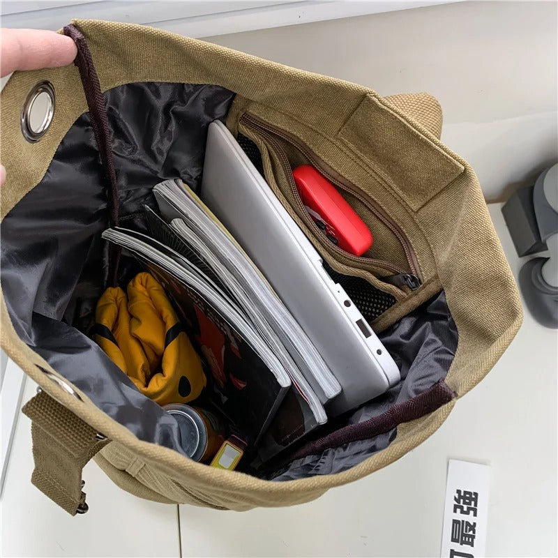 Mochila de viaje – Mochila de lona resistente para deporte y uso diario