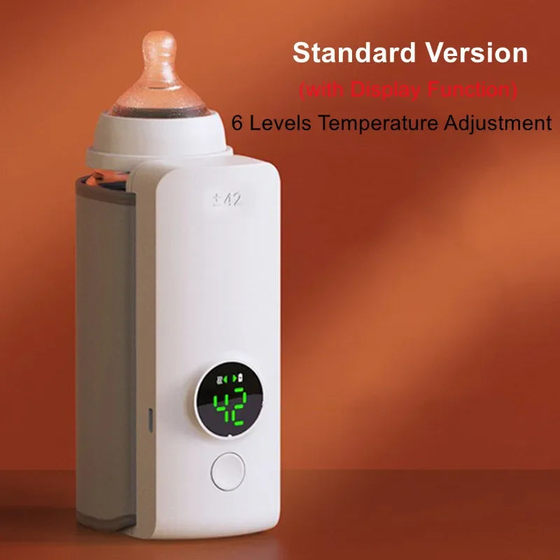 WarmEase Flessenwarmer – Draagbare Babyflessenverwarmer met Slimme Temperatuurregeling voor Altijd Perfecte Voeding