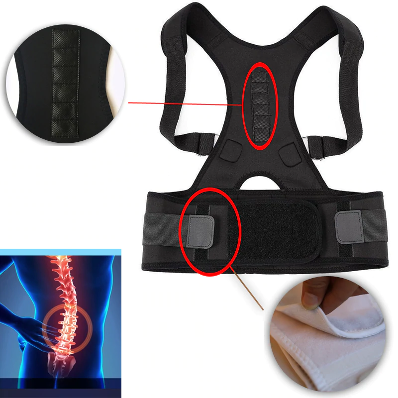 Postura – Magnetische Rugbrace voor Houdingsverbetering – Unisex Dagelijks Gebruik