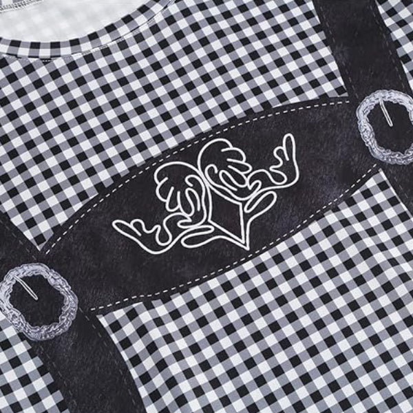 Wiesngaudi – T-Shirt met Lederhosen-Print – Jouw Feestticket naar de Wiesn