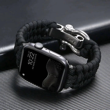 FlexiWrist – Paracord Bracelet for Apple Watch – Adjustable & robust