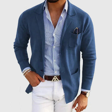 Lorenzo men's blazer – elegant and casual with notch lapel and buttons