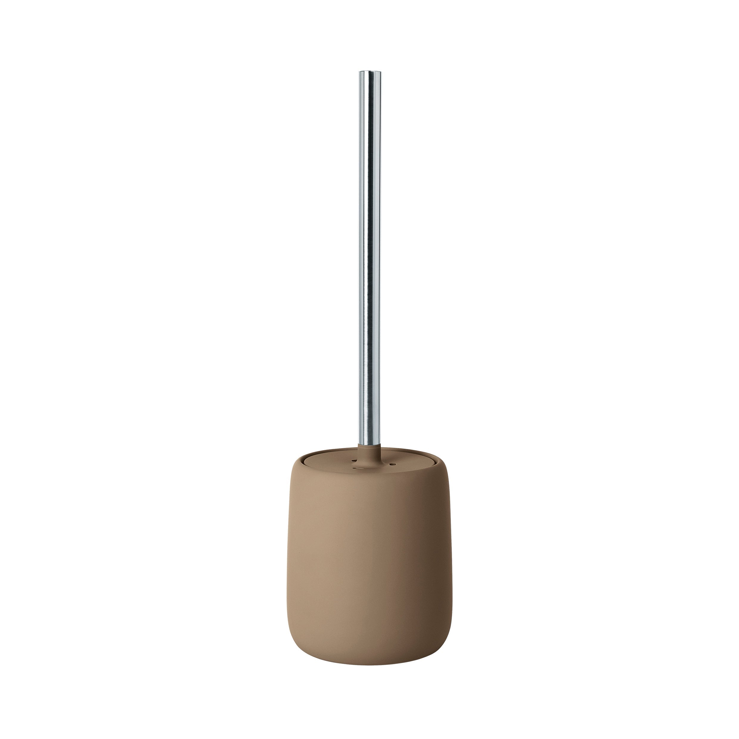 Sanovia – Cepillo de inodoro con soporte, diseño mate e higiénico