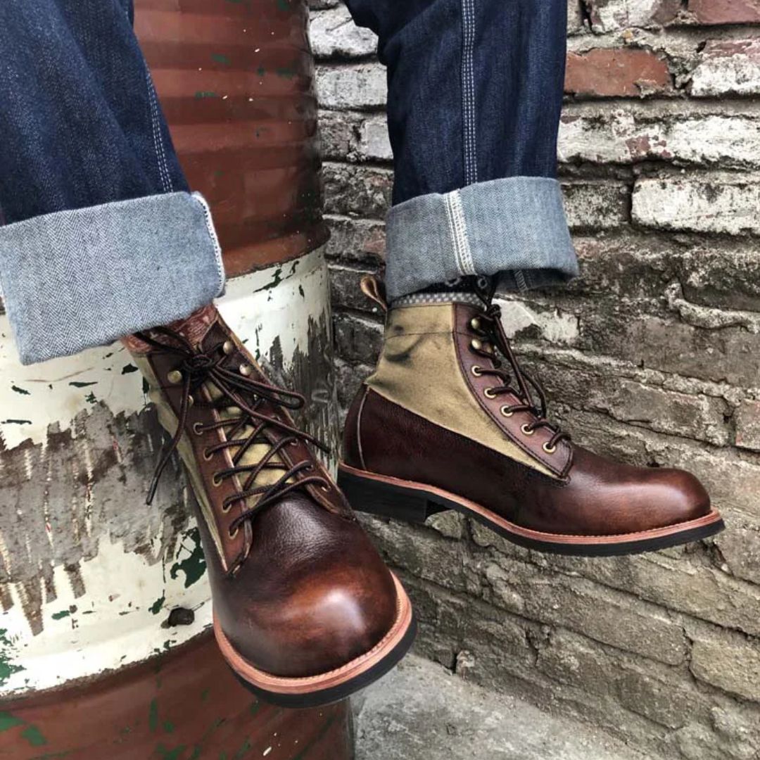 AlpenHeritage – Haferl Sneakers Bernard – Handmade Retro Ankle Boots
