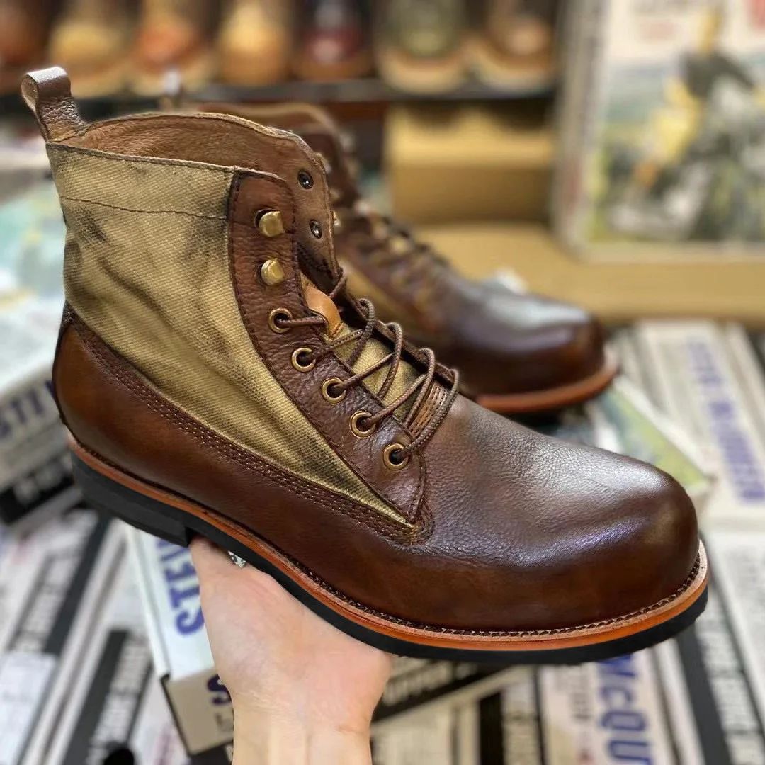 AlpenHeritage – Haferl Sneakers Bernard – Handmade Retro Ankle Boots