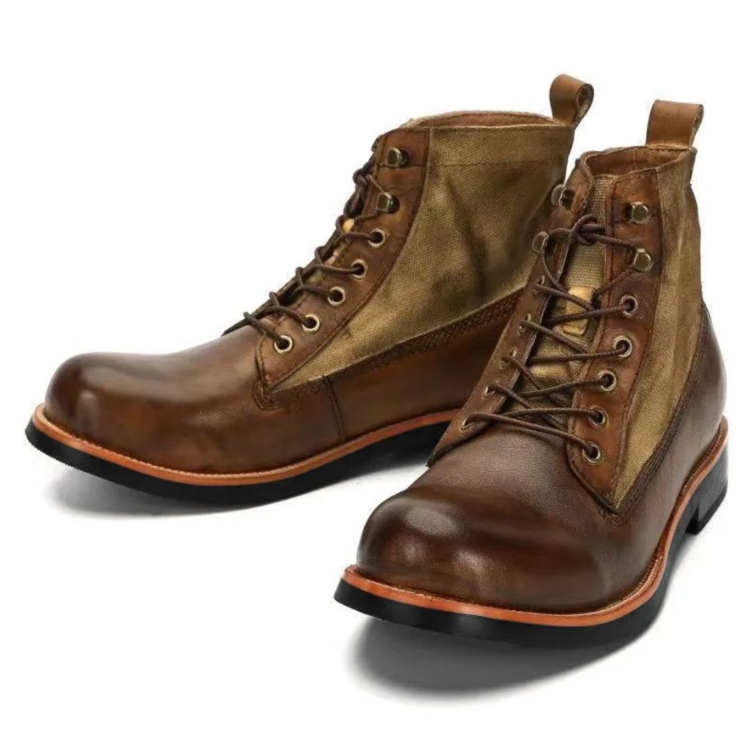 AlpenHeritage – Haferl Sneakers Bernard – Handmade Retro Ankle Boots