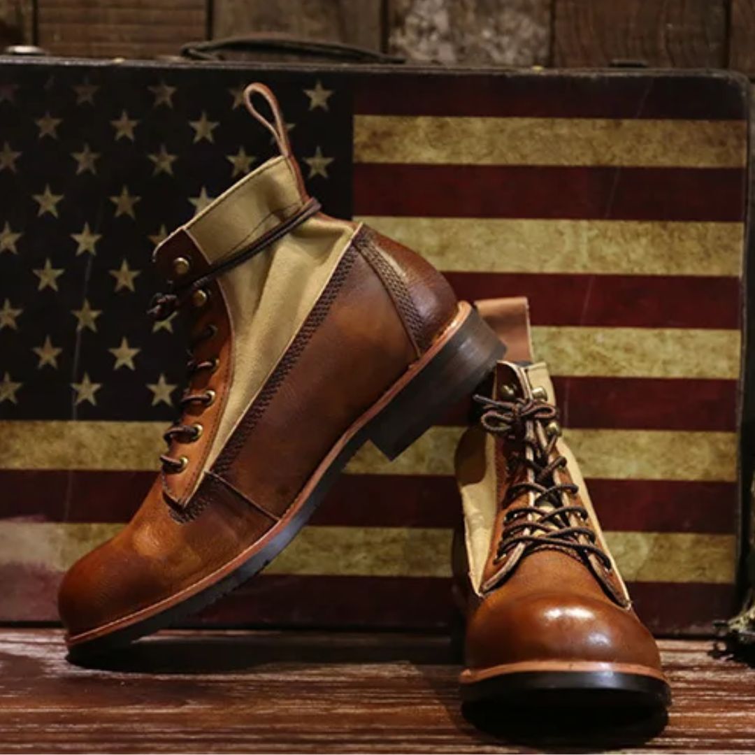 AlpenHeritage – Haferl Sneakers Bernard – Handmade Retro Ankle Boots