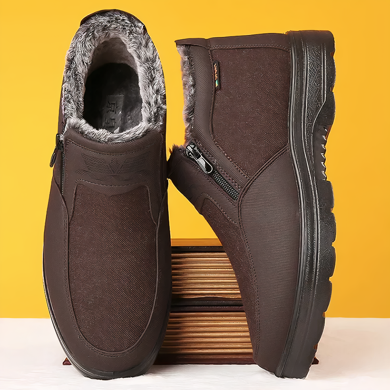 Winter boots – Warm Lined Design with Firm Grip & Comfortable Cushioning