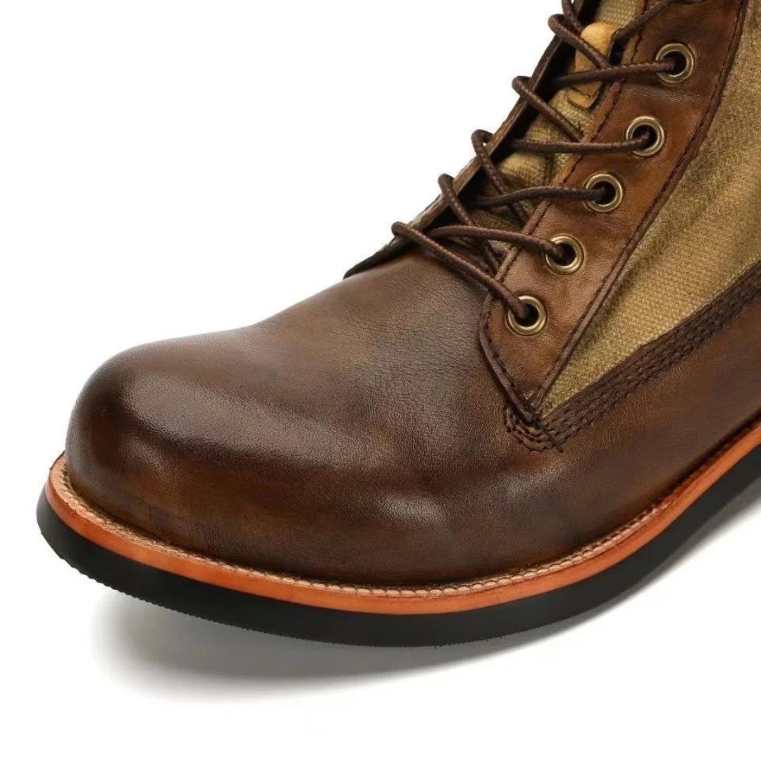 AlpenHeritage – Haferl Sneakers Bernard – Handmade Retro Ankle Boots