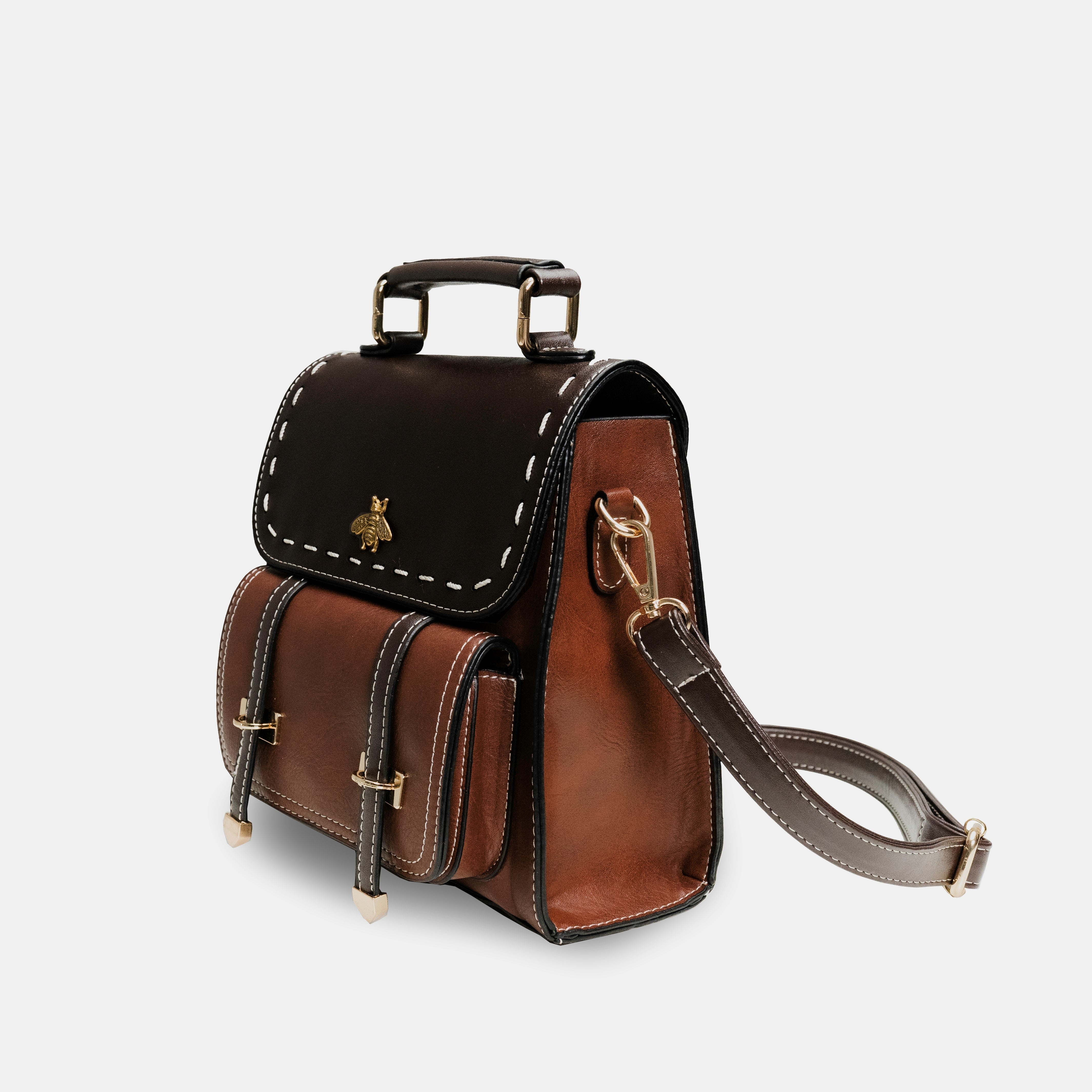 Melzano Bumblebee Leather Backpack