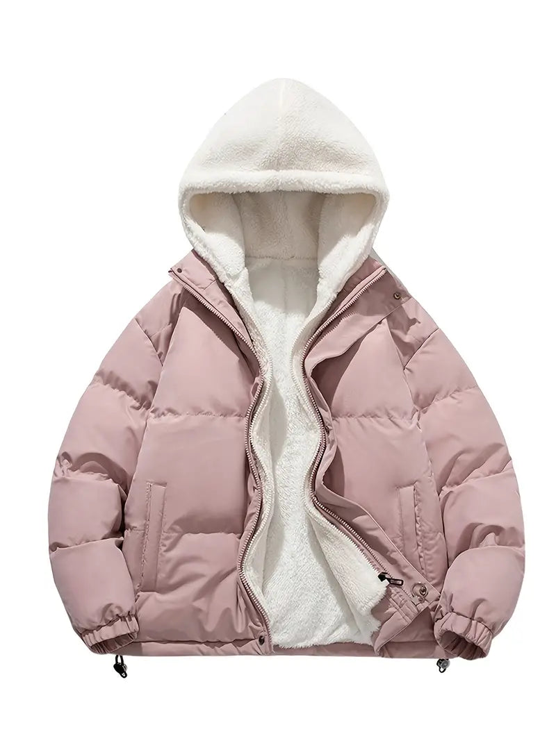 Nivorno Fleece Winterjas met Capuchon | Stijlvol en Warm voor de Winter