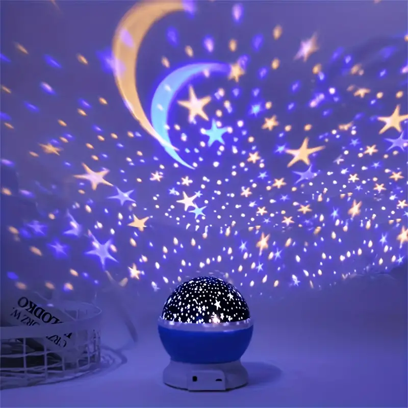 Luna – Sterrenprojector Nachtlamp met muziek en USB voor kinderkamer