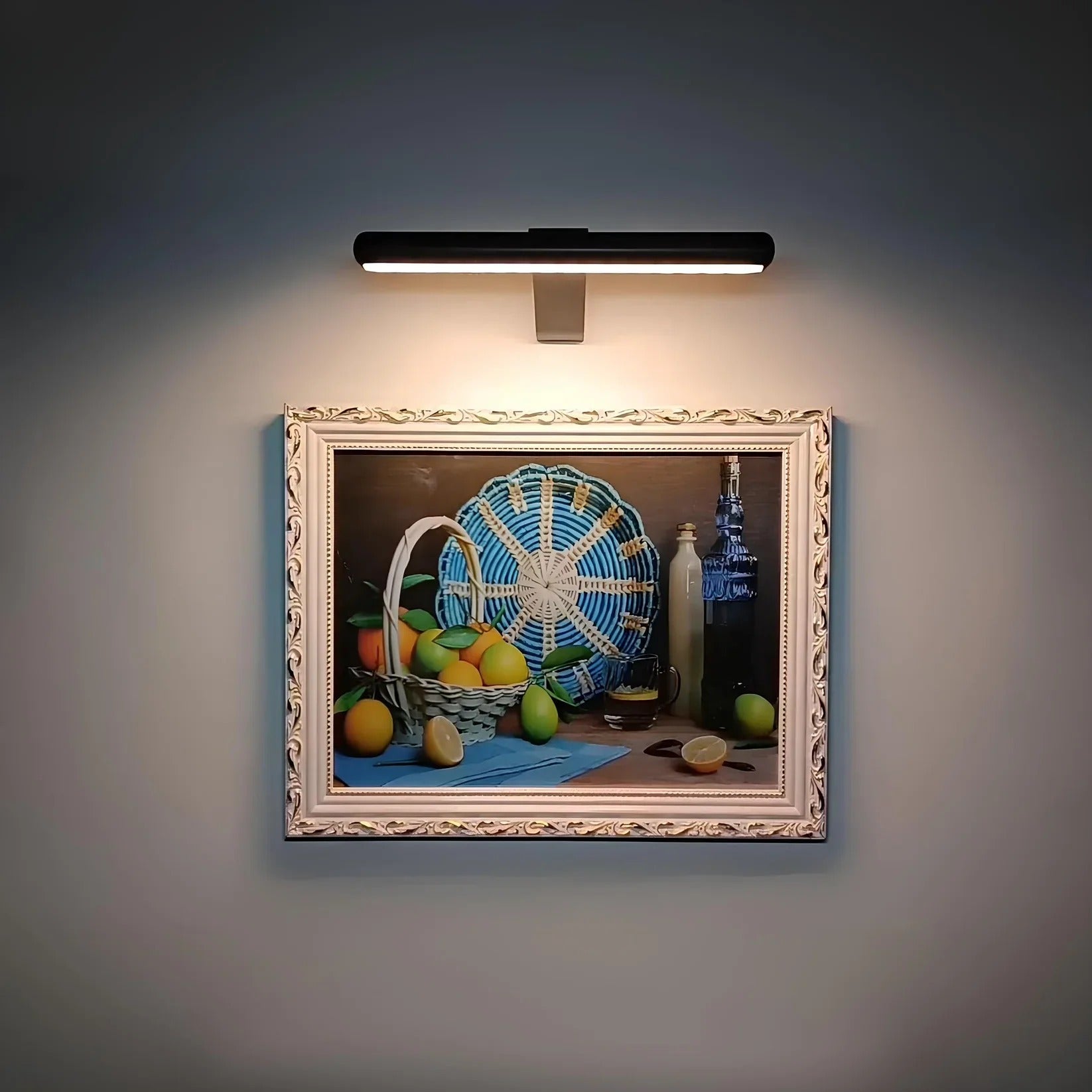 Lumiora – Draadloze LED-wandlamp dimbaar 360° – voor kunst & decoratie
