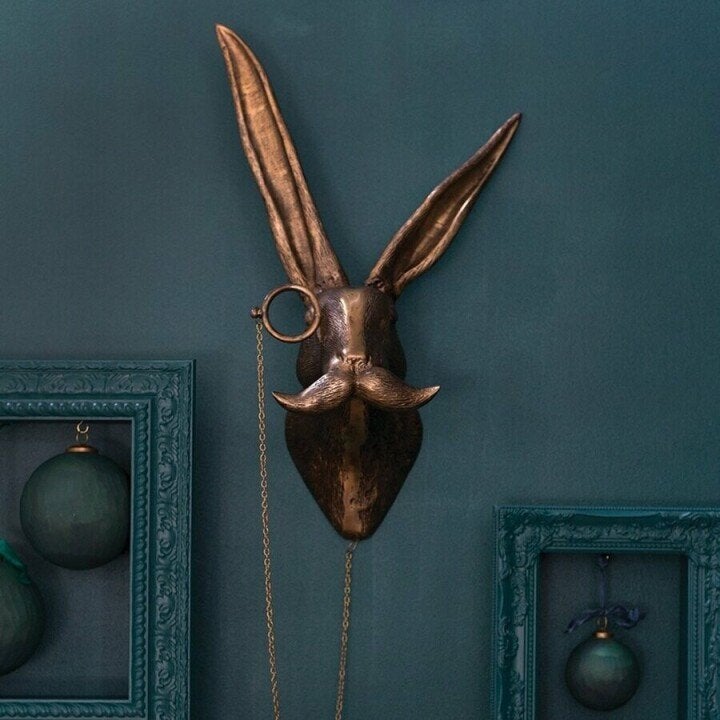 WallCritters – Playful Animal Head Wall Decoration – Hand-painted Resin Design