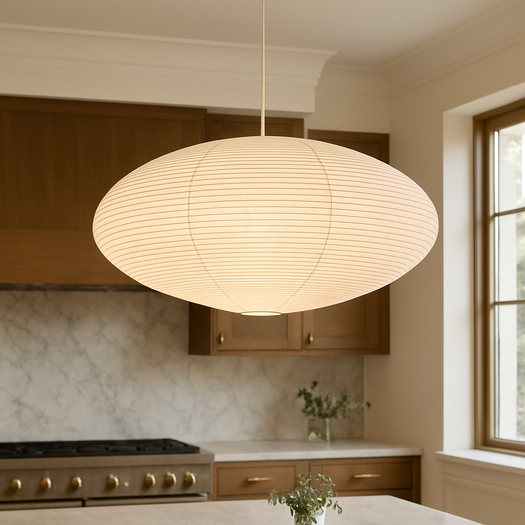 Papira – Handgemaakte papieren hanglamp – Moderne E27 pendellamp