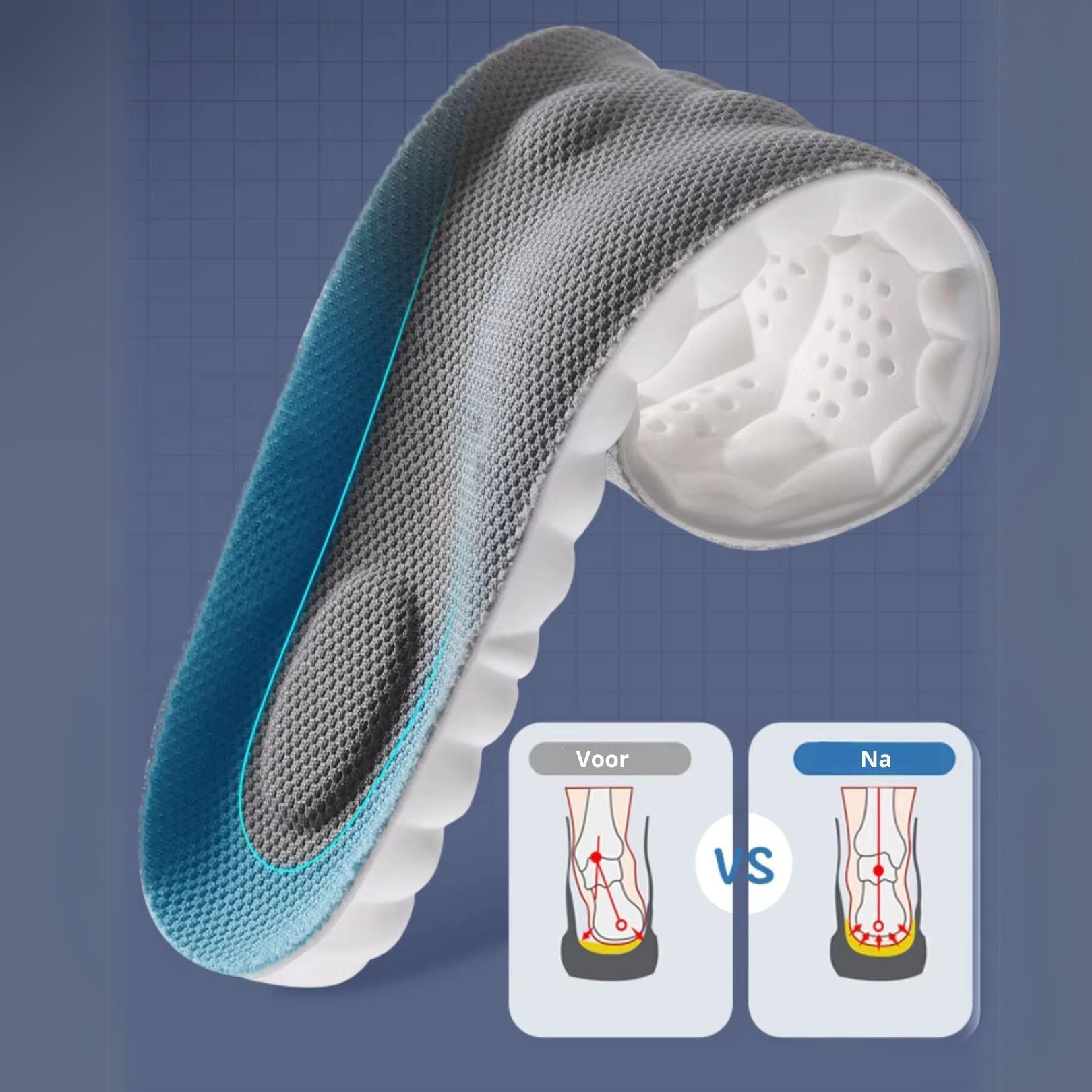 Cloudzool – Inlegzolen 4D demping & ondersteuning – Dagelijks gebruik & sport