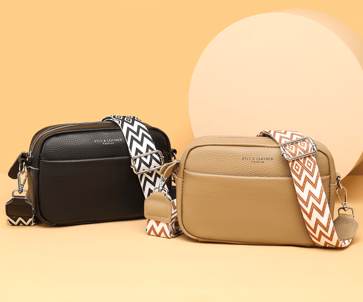 Melzano CrossbodyBag - Leren Damestas
