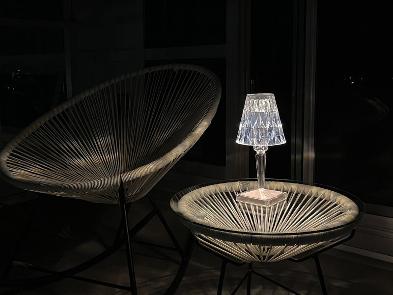 GlamCrystal Lamp - Chic Table Lamp - Crystal Design - Luxury and Elegant