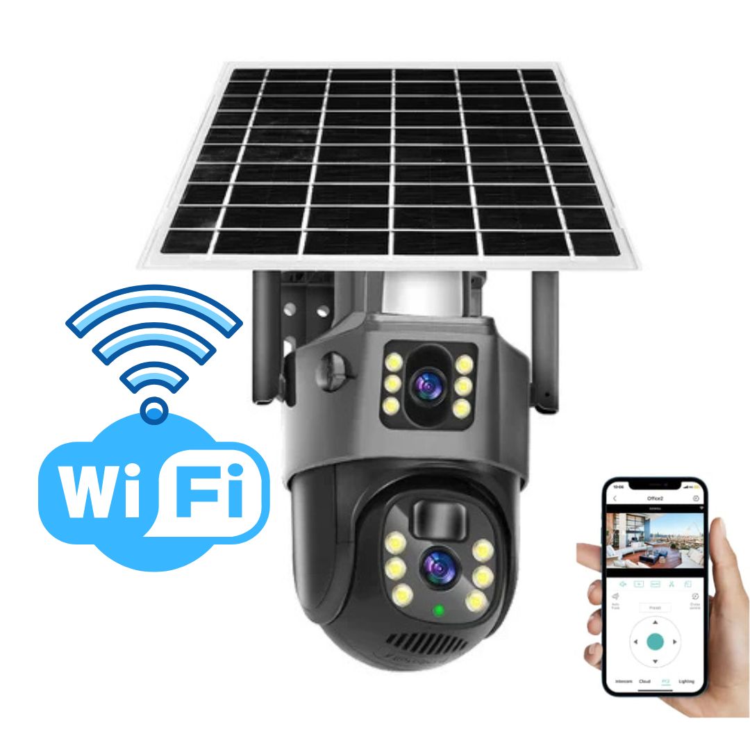 DualGuard 4K Beveiligingscamera – Draadloos, Slim en op Zonne-energie