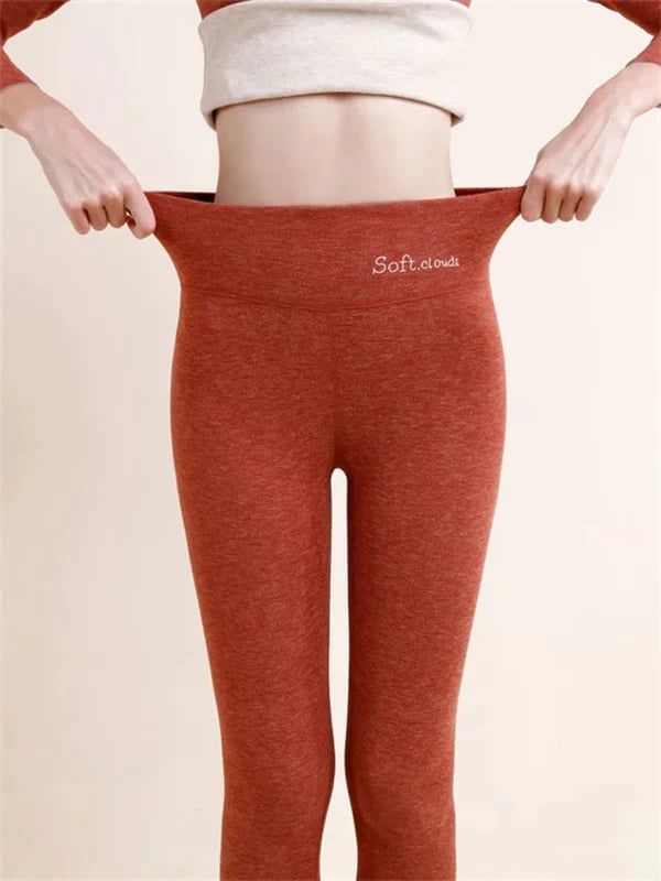 Melzano – Dames winterbroek fleece | Warme legging met shaping effect