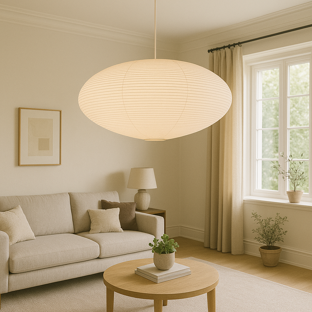 Papira – Handgemaakte papieren hanglamp – Moderne E27 pendellamp