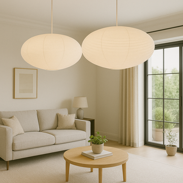 Papira – Handgemaakte papieren hanglamp – Moderne E27 pendellamp
