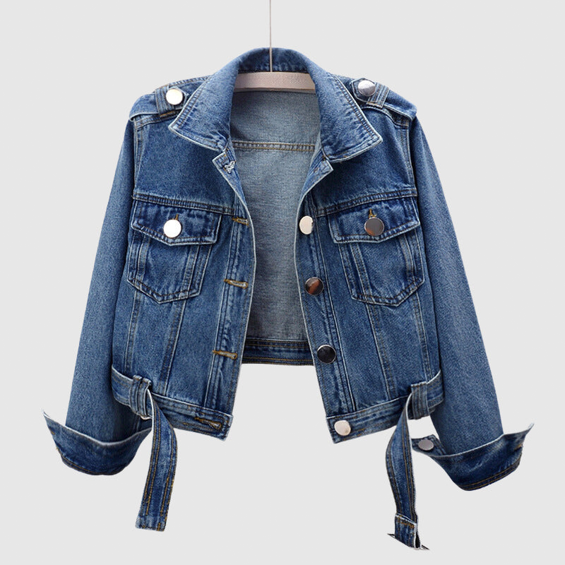 Uni Jacket | Short Denim Jean Jacket for Women with Classic Details