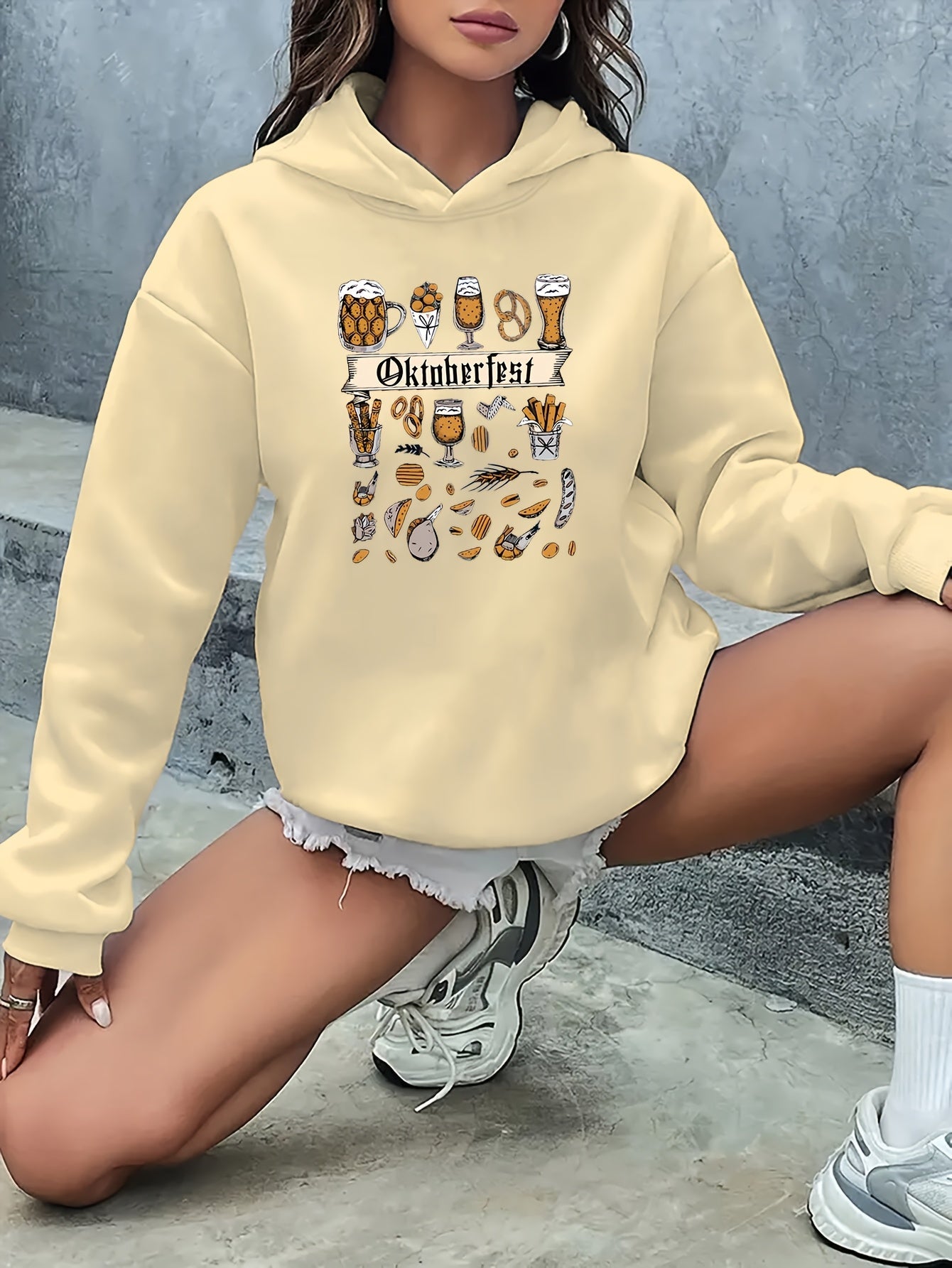 Bavaria Spirit Dames Hoodie Anna – Oktoberfest Warm voor Herfst & Winter