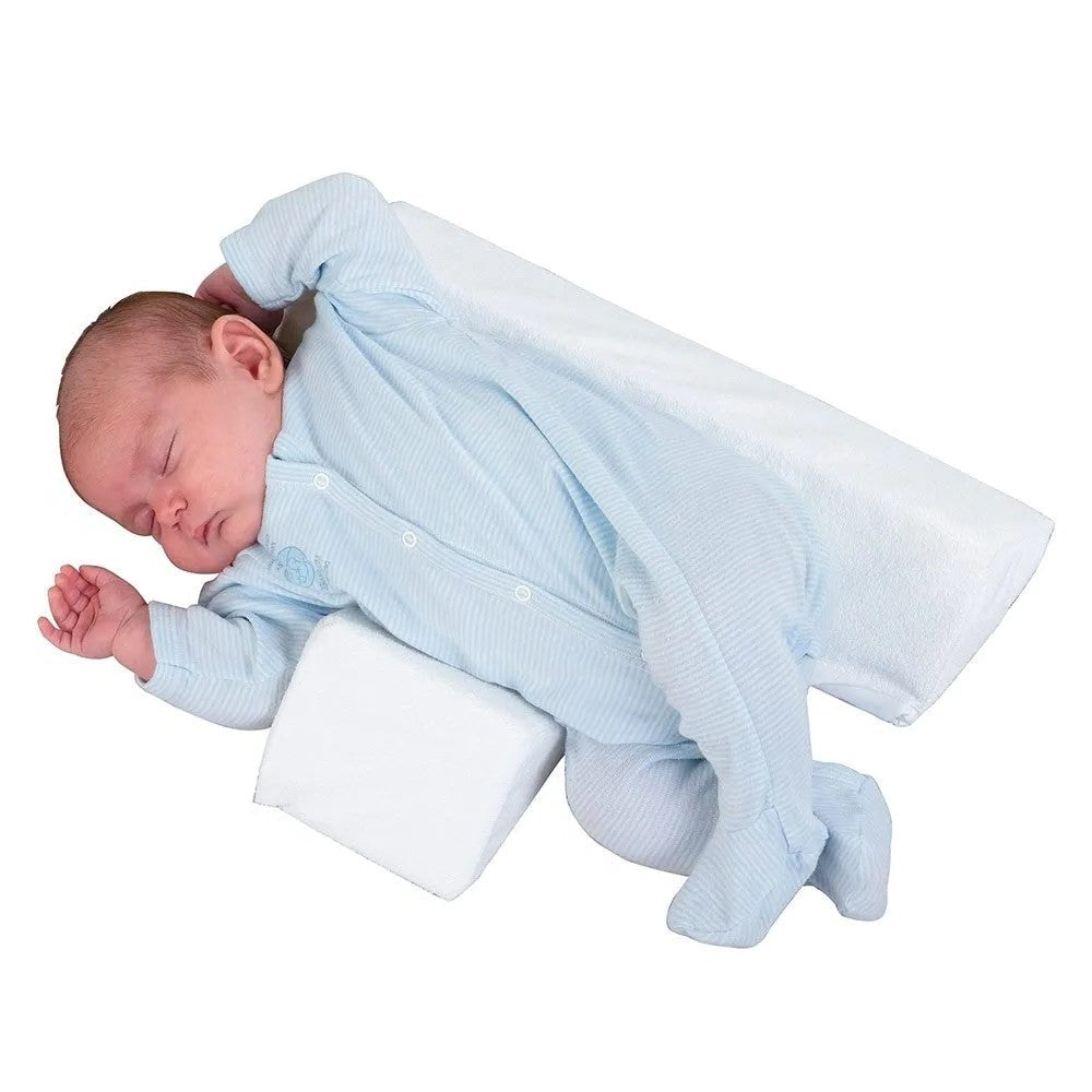 Baby anti-rol wigkussen - Comfortabele 45° slaappositie, gemakkelijk wasbaar