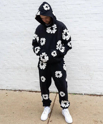 Danny Heren Trainingspak met Bloemen – Trendy & Comfortabel Design