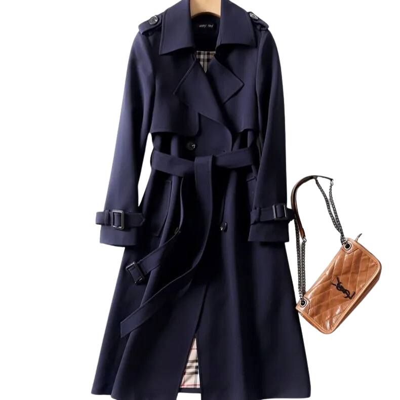 Carla – Elegante Trenchcoat Dames met Warmte en Luxueus Comfort