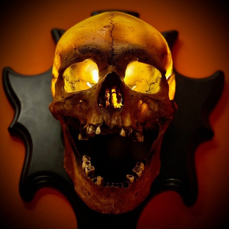 Skull Nightlight - LED Night Lamp | Cool Skeleton Design for Atmosphere