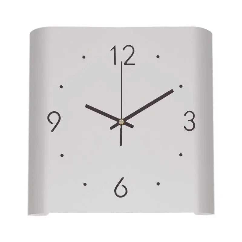 Klokuur | Square Wall Clock with Light | Minimalistic | Modern Wall Clock | Simple Room Decoration