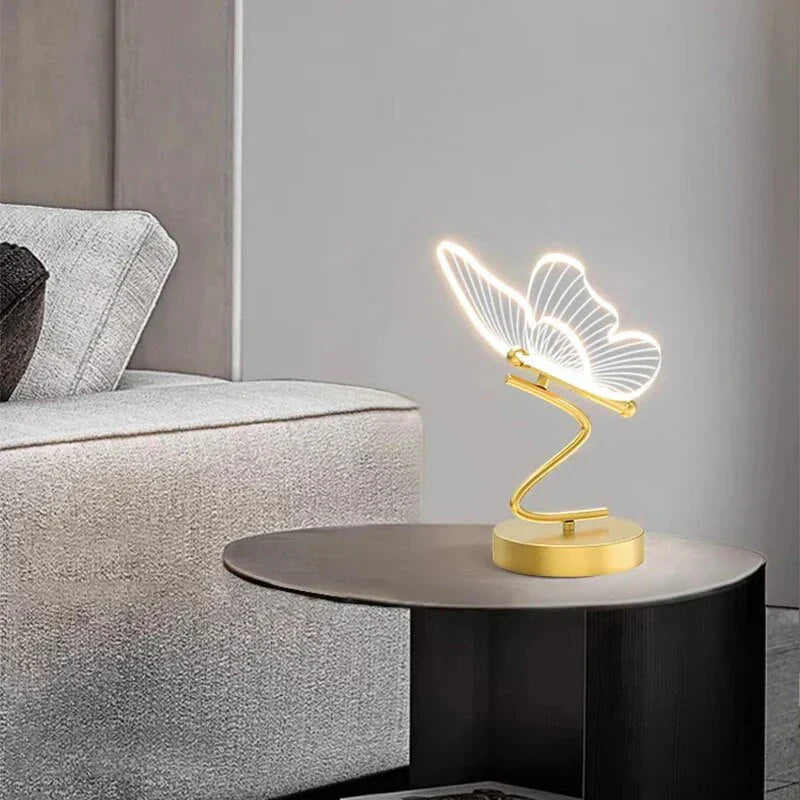 ButterflyLuxe Luxe Butterfly LED Table Lamp - Modern Ambient Lighting