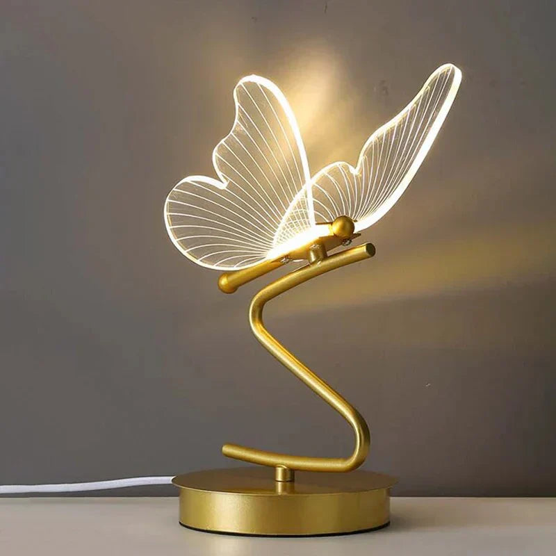 ButterflyLuxe Luxe Butterfly LED Table Lamp - Modern Ambient Lighting