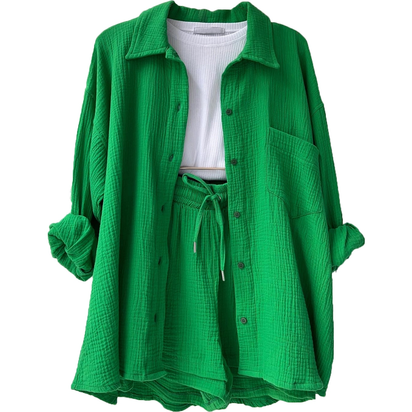 Melzano Andrea Co-ord | Elegant en ademend katoenen co-ord pak voor vrouwen