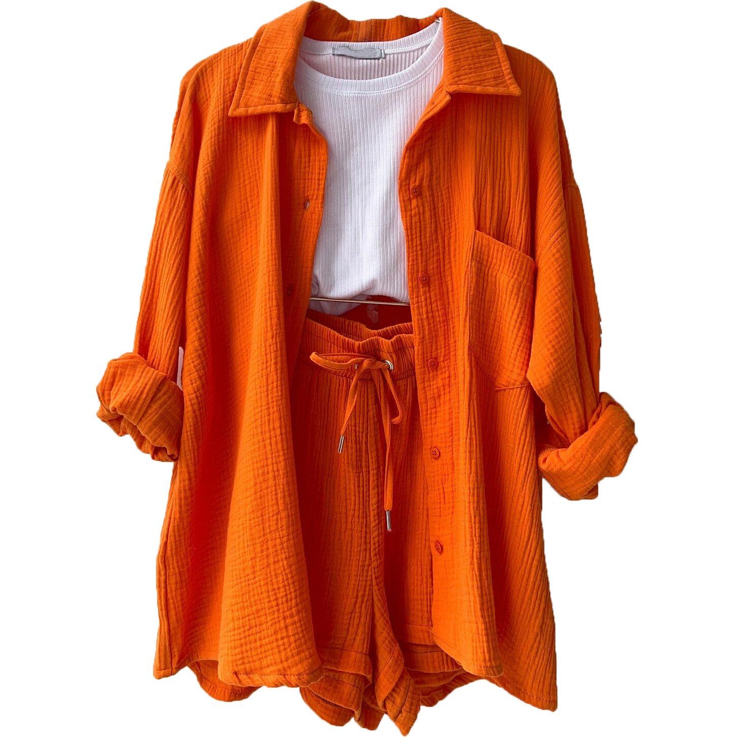 Melzano Andrea Co-ord | Elegant en ademend katoenen co-ord pak voor vrouwen