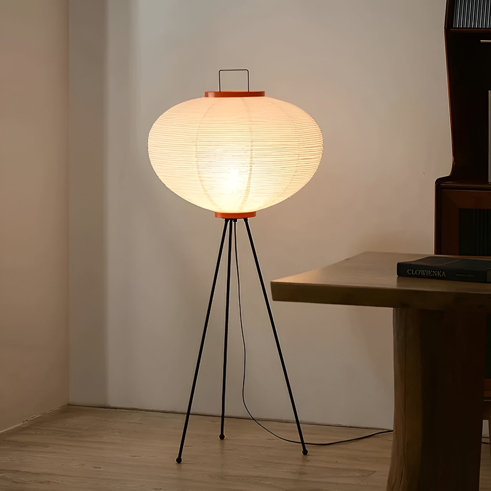 Melzano KiriLight | Waabi-Sabi Standing LED lamp of Rice Paper