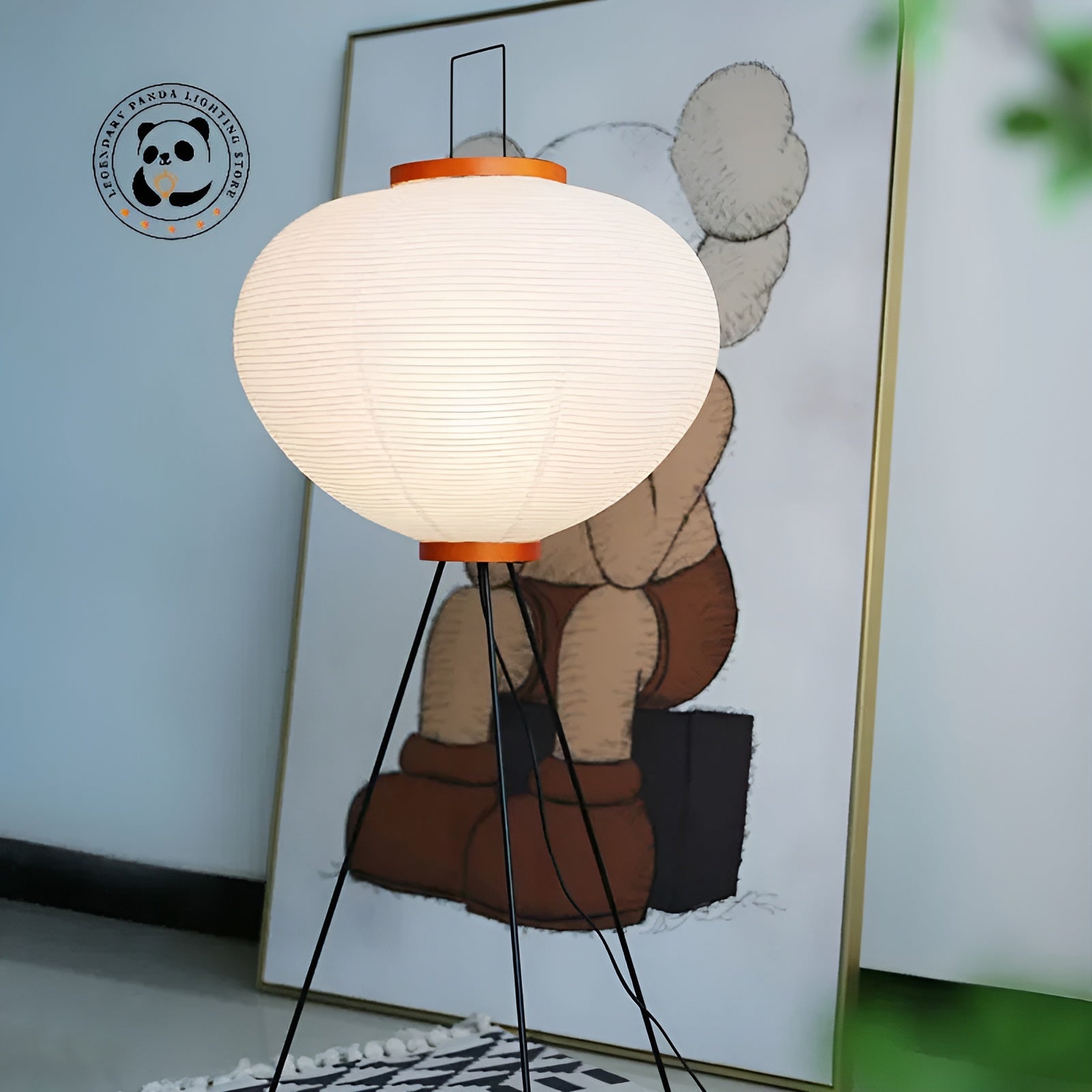 Melzano KiriLight | Waabi-Sabi Standing LED lamp of Rice Paper