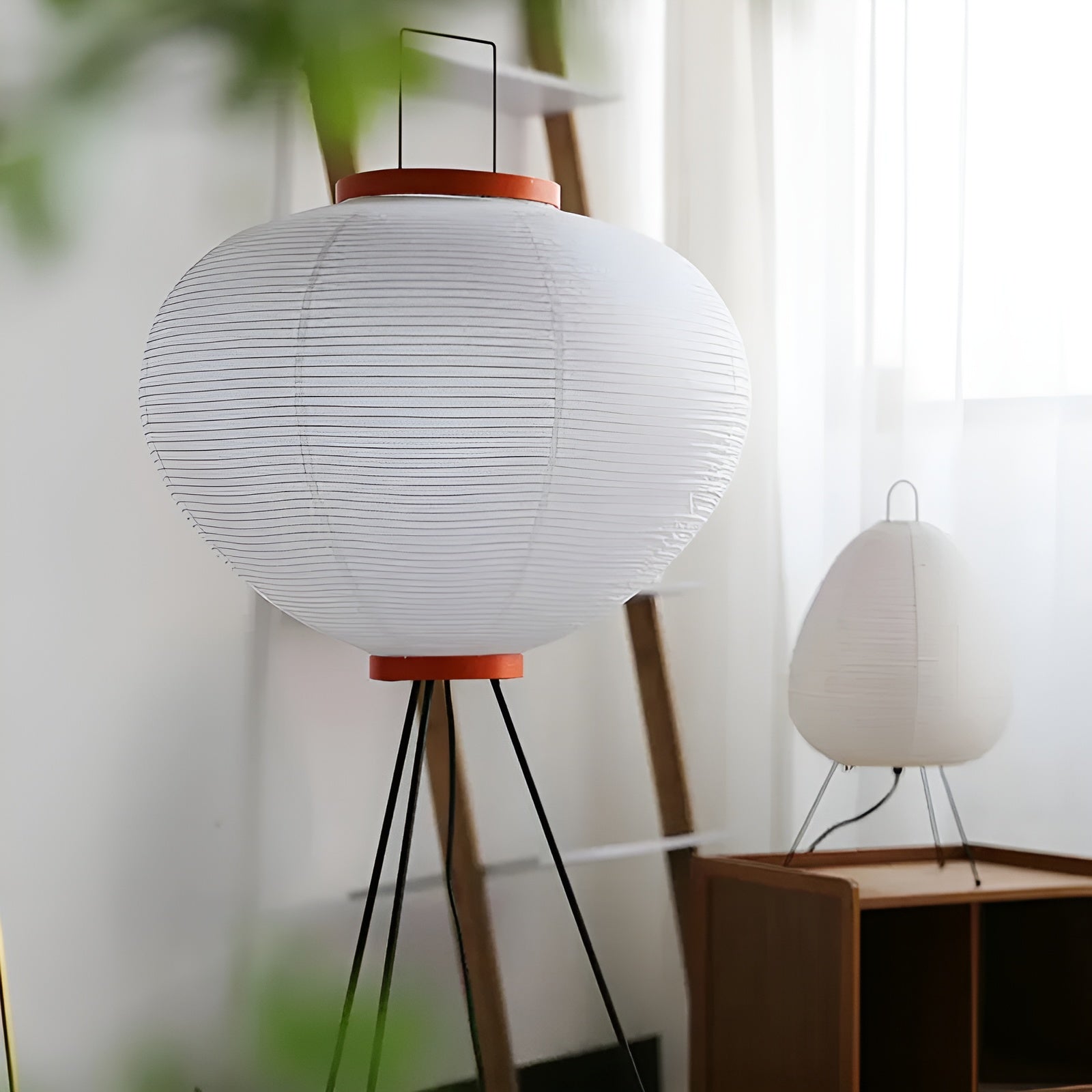 Melzano KiriLight | Waabi-Sabi Standing LED lamp of Rice Paper