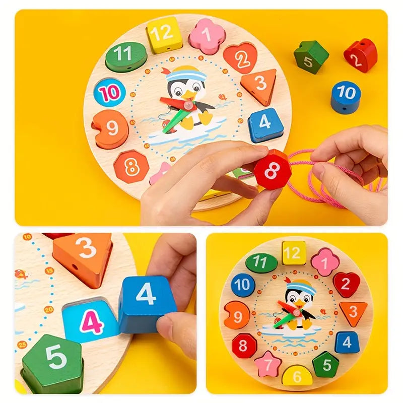 Eduquest Montessori 5-in-1 Houten Speelset – Motoriek & Muziek vanaf 6M+