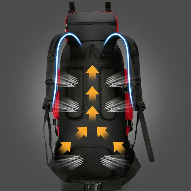 90L Waterdichte Rugzak – Grote Outdoor Backpack voor Avonturiers