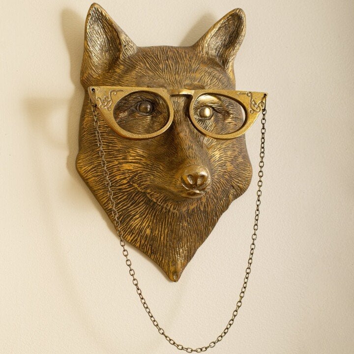 WallCritters – Playful Animal Head Wall Decoration – Hand-painted Resin Design