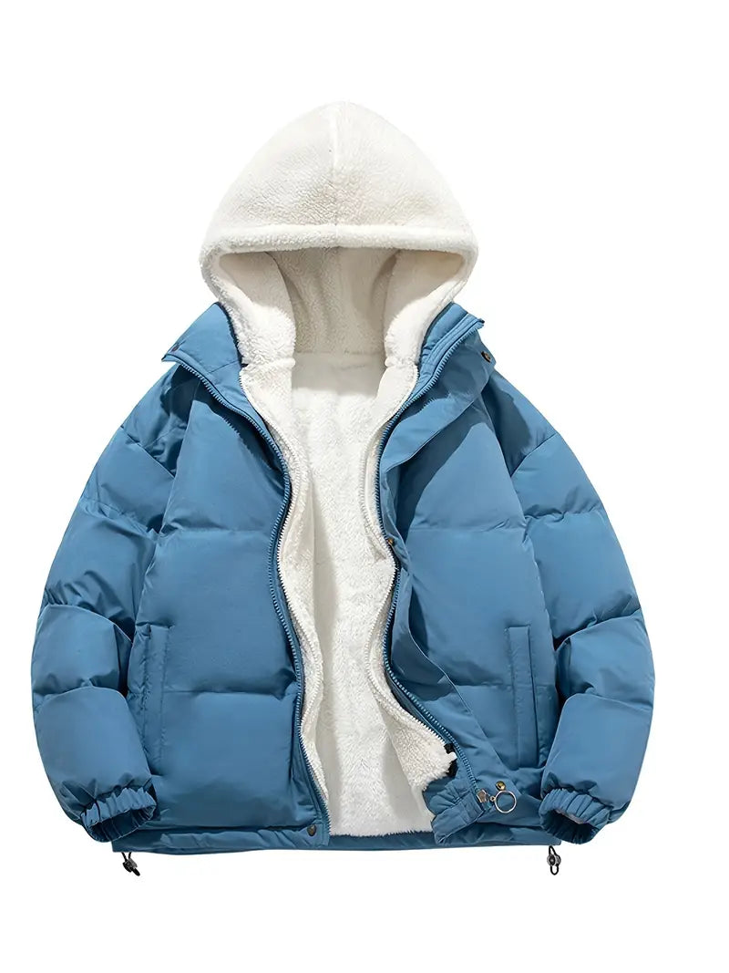 Nivorno Fleece Winterjas met Capuchon | Stijlvol en Warm voor de Winter