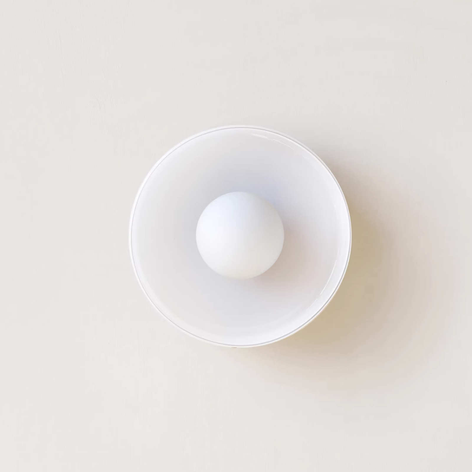 Culina – Round flush ceiling lamp – Glass design for kitchen & interior